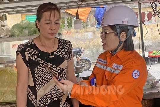 Điện lực TP Hải Dương đóng cửa tất cả quầy thu tiền điện trực tiếp vào tháng 11